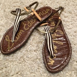 SAM EDELMAN calf hair sandal size 7.5
